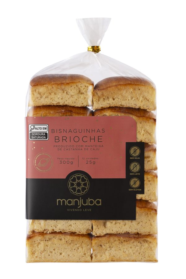 Bisnaguinha Brioche | 12 uni 25g | 300g