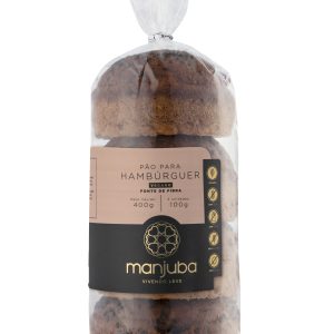 Pão para Hamburguer Vegano - 4 unidades - 100 g cada
